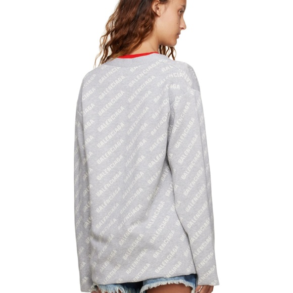 BALENCIAGA
Gray All Over Cardigan - Picture 3 of 3